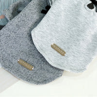 HKM-4055101 Cute Cotton Bow Tie T-Shirt for Dogs - Solid Color, Spring/Summer Wear, Various Sizes Available