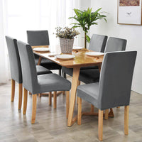 HKM-405587 Thickened Check Velvet One-Piece Chair Cover - Elastic, Anti-Fouling for Hotel & Restaurant Use