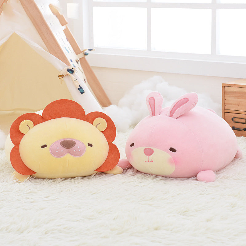 HKM-405651 Bear Plush Down Cotton Pillow for Napping and Relaxation