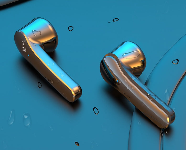 HKM-405843 Bluetooth Stereo Earbuds with Noise Reduction and Touch Controls - Multi-Point Connection, NFC, and Voice Control