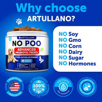 HKM-4058557 Dog Stool Eating Deterrent Chews with Probiotics and Enzymes for Healthy Gut Support