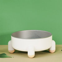 HKM-4059965 Stainless Steel Non-Slip Pet Bowl for Dogs and Cats with High Foot Design
