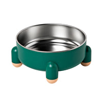 HKM-4059965 Stainless Steel Non-Slip Pet Bowl for Dogs and Cats with High Foot Design