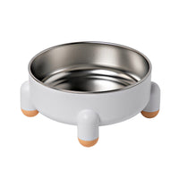 HKM-4059965 Stainless Steel Non-Slip Pet Bowl for Dogs and Cats with High Foot Design