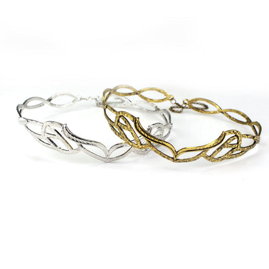 HKM-406099 Hobbit-Themed Alloy Accessories - 17CM + 5CM, Silver and Gold Options