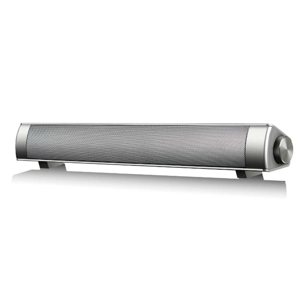 HKM-406227 Dual Speaker Sound Bar with Bluetooth, FM Radio, and Remote Control