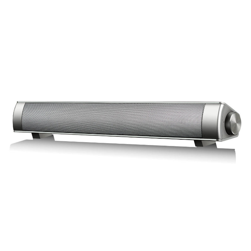 HKM-406227 Dual Speaker Sound Bar with Bluetooth, FM Radio, and Remote Control