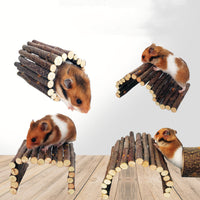 HKM-4063293 Hamster Escape Tunnel Made of Dried Apple Wood - Customizable Sizes Available