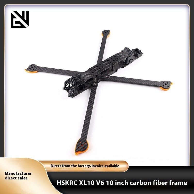 HKM-406355 10-inch Carbon Fiber Machine Frame XL10 V6 for Infants with 3D Printing Parts