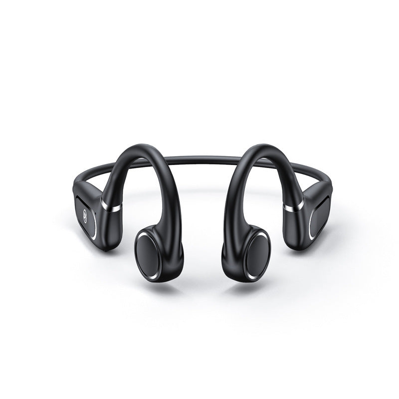 HKM-406419 Bone Conduction Bluetooth Headset with Stereo Sound and Voice Control - Wireless Listening Up to 10 Meters
