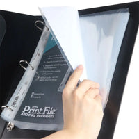 HKM-406547 Archival 3-Ring Binder Storage Album for Print Film Negative Sleeves, Acid-Free, Waterproof, 100-Sheet Capacity