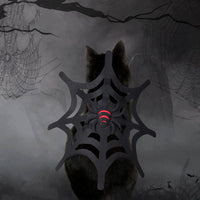 HKM-4065853 Black Felt Spider Web Pet Costume for Cats and Dogs - Sizes S, M, L