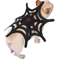 HKM-4065853 Black Felt Spider Web Pet Costume for Cats and Dogs - Sizes S, M, L