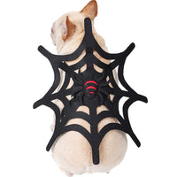 HKM-4065853 Black Felt Spider Web Pet Costume for Cats and Dogs - Sizes S, M, L