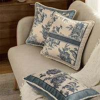 HKM-406675 Fashionable Plush Cushion Cover for Living Room - Printed Design