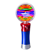 HKM-406675 Light Up Magic Spinning Wand with Colorful LED for Kids - Fun Toy Stick for All Ages