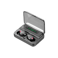 HKM-406739 Bluetooth Headset with Charging Case and Voice Control, Stereo Sound and Multifunctional Features