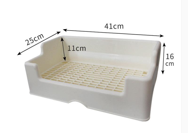 HKM-4067901 Extra Large Anti-Overturn Bunny and Guinea Pig Toilet Tray with Special Film Options - Sanheyu Medium and Large Models