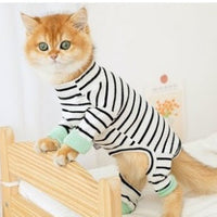 HKM-4068413 Casual Cat Clothing for British Shorthair - Anti-Hair Shed Four-Legged Outfit in Various Colors