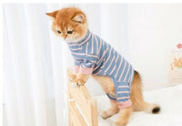 HKM-4068413 Casual Cat Clothing for British Shorthair - Anti-Hair Shed Four-Legged Outfit in Various Colors