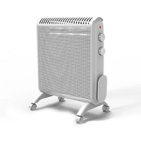 HKM-406867 Portable 2000W 2-in-1 Electric Heater with IP24 Waterproofing, Overheat and Tip-Over Protection, Energy Efficient and Silent Operation