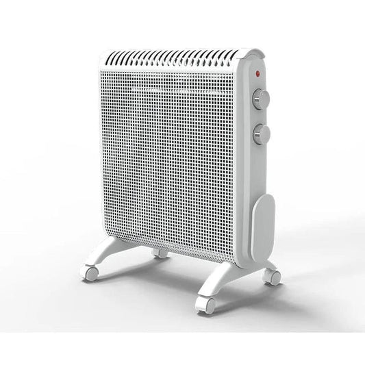 HKM-406867 Portable 2000W 2-in-1 Electric Heater with IP24 Waterproofing, Overheat and Tip-Over Protection, Energy Efficient and Silent Operation