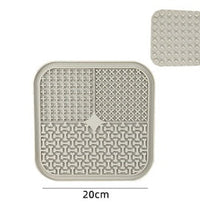 HKM-4069821 Silicone Dog Licking Pad for Interactive Play and Slow Feeding, 15cm x 15cm or 20cm x 20cm
