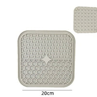 HKM-4069821 Silicone Dog Licking Pad for Interactive Play and Slow Feeding, 15cm x 15cm or 20cm x 20cm