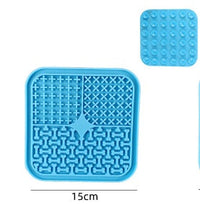 HKM-4069821 Silicone Dog Licking Pad for Interactive Play and Slow Feeding, 15cm x 15cm or 20cm x 20cm