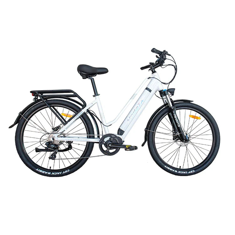 HKM-406995 48V 13Ah Aluminum Alloy 7-Speed Electric Fat Tire Bike with Central Motor and Hydraulic Disc Brakes
