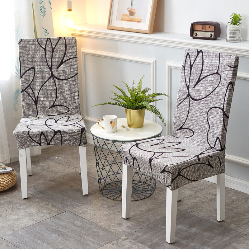 HKM-407059 Elastic Stretch Chair Covers for Weddings, Dining Rooms, and Offices - Universal Fit for Various Chair Types