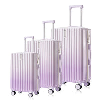 HKM-407059 Lightweight ABS Cabin Luggage Trolley Suitcase Set - Available in 20, 24, 28 inch Options