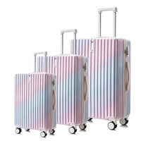 HKM-407059 Lightweight ABS Cabin Luggage Trolley Suitcase Set - Available in 20, 24, 28 inch Options