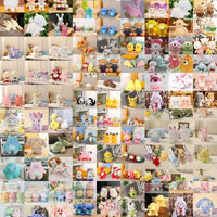 HKM-407123 Custom Soft Stuffed Doll Plush Animal Toy - Cute Kawaii Design for Vending Claw Machines