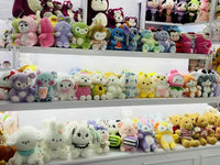 HKM-407123 Custom Soft Stuffed Doll Plush Animal Toy - Cute Kawaii Design for Vending Claw Machines