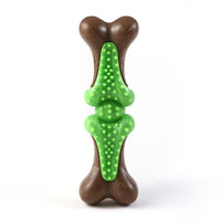 HKM-4071485 Durable Rubber Bone Chew Toy for Large Dogs, Ideal for Aggressive Chewers and Teething Support