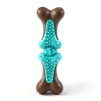 HKM-4071485 Durable Rubber Bone Chew Toy for Large Dogs, Ideal for Aggressive Chewers and Teething Support