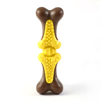 HKM-4071485 Durable Rubber Bone Chew Toy for Large Dogs, Ideal for Aggressive Chewers and Teething Support