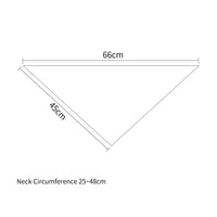 HKM-4071613 Double Cotton Plaid Triangle Scarf for Pets - Warm Red and Green Bib for Dogs and Cats