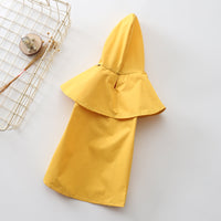 HKM-4072381 Waterproof Reflective Pet Dog Raincoat - Available in Yellow & Gray, Multiple Sizes