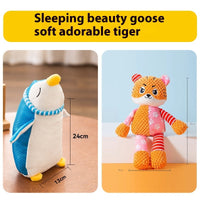 HKM-4072637 Bite-Resistant Molar Dog Toy Set – Funny Shark, Sleeping Goose & More