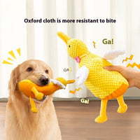 HKM-4072637 Bite-Resistant Molar Dog Toy Set – Funny Shark, Sleeping Goose & More