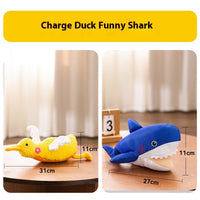 HKM-4072637 Bite-Resistant Molar Dog Toy Set – Funny Shark, Sleeping Goose & More