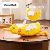 HKM-4072637 Bite-Resistant Molar Dog Toy Set – Funny Shark, Sleeping Goose & More