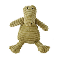 HKM-4073661 Plush Dog Toy with Sound Features - Crocodile, Rabbit, Mouse, Monkey, Pig, Sheep, Duck, Fox, Rhino, Elephant, Bear, Lion, and Dog Designs