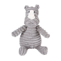 HKM-4073661 Plush Dog Toy with Sound Features - Crocodile, Rabbit, Mouse, Monkey, Pig, Sheep, Duck, Fox, Rhino, Elephant, Bear, Lion, and Dog Designs
