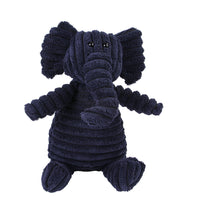 HKM-4073661 Plush Dog Toy with Sound Features - Crocodile, Rabbit, Mouse, Monkey, Pig, Sheep, Duck, Fox, Rhino, Elephant, Bear, Lion, and Dog Designs