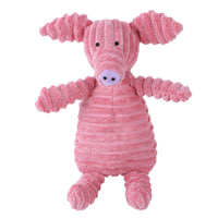 HKM-4073661 Plush Dog Toy with Sound Features - Crocodile, Rabbit, Mouse, Monkey, Pig, Sheep, Duck, Fox, Rhino, Elephant, Bear, Lion, and Dog Designs