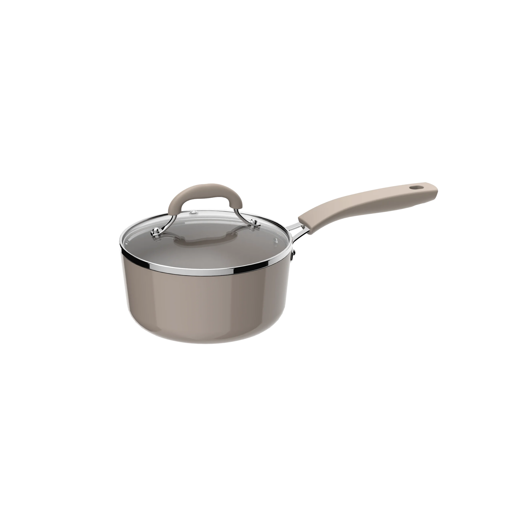HKM-407379 Non-stick Aluminium Cookware Set - 4 Piece Kitchen Pan Set with Lids