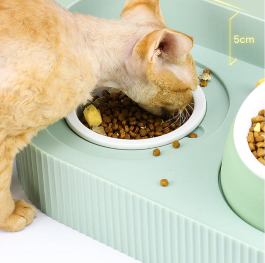 HKM-4074173 Ceramic Cat Food Bowl for Cervical Spine Protection, Available in Various Sizes and Colors